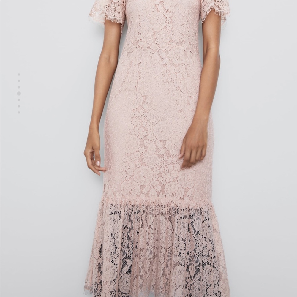 Brand New Ruffled Lace Dress